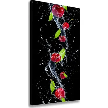 Obraz Vertikální Moderní fotoobraz canvas na rámu Višně