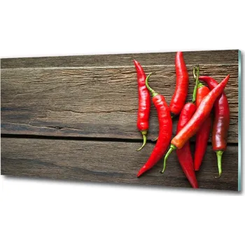 Obraz Foto obraz skleněný horizontální Chilli papričky