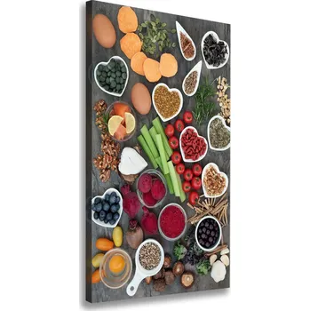 Obraz Vertikální Foto obraz na plátně Zdravá výživa
