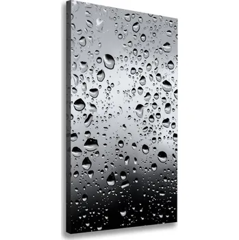 Obraz Vertikální Vertikální Foto obraz na plátně do obýváku Kapky vody
