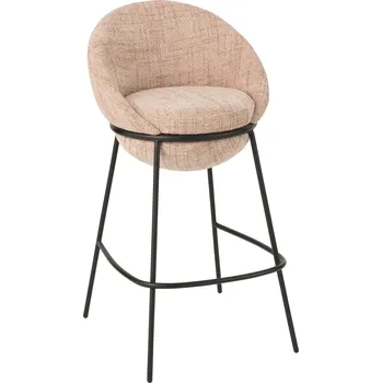 Jídelní židle Světle růžová barová židle Renon - 55*54*99 cm