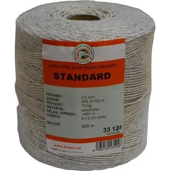 Ohradník Polyetylenové lanko pro elektrické ohradníky STANDARD 2,5 mm