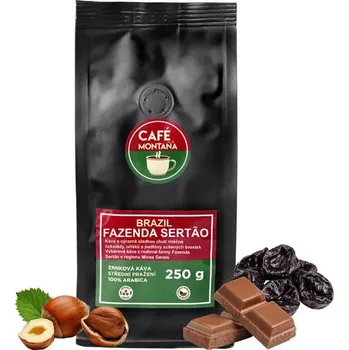 Káva Brazil Fazenda Sertão zrnková káva 1000g (Brazil Fazenda Sertão zrnková káva 1000g)
