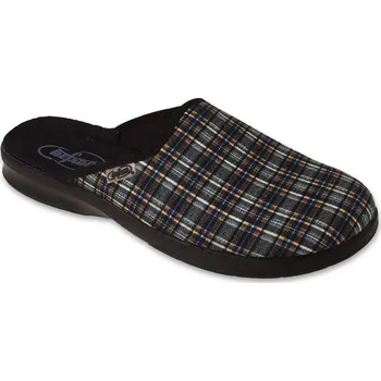 Pánské pantofle BEFADO 548M040 pánské pantofle LEON ZŠ káro 42 548M040_42