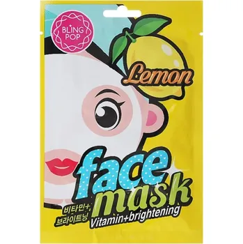 Pleťový krém Bling Pop pečující maska - citrón (1ks)