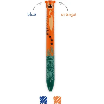 Dvoubarevná propiska Tygr - modrá - oranžová | Legami