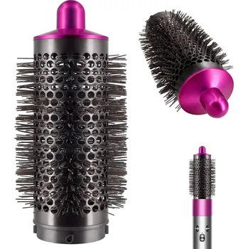 Sunny Střední kulatý objemový kartáč pro Dyson Airwrap Styler – růžová červená