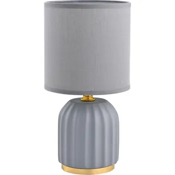 Lampička Zuma Line Zuma Line HS8723-GR - Stolní lampa 1xE14/40W/230V šedá/zlatá + záruka 3 roky