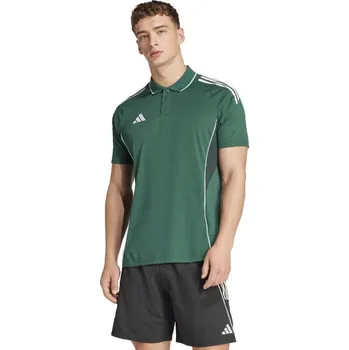 Pánské tričko Bavlněné triko s límečkem Adidas Polo TIRO 25 COMPETITION zelené Velikost: 2XL