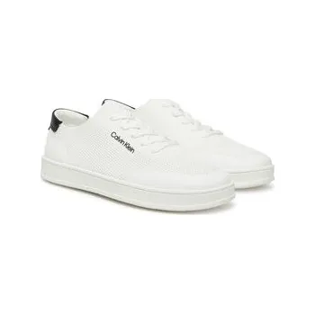 Pánské tenisky Sneakersy Calvin Klein Low Top Lace Up Knit HM0HM01726 Bílá 44