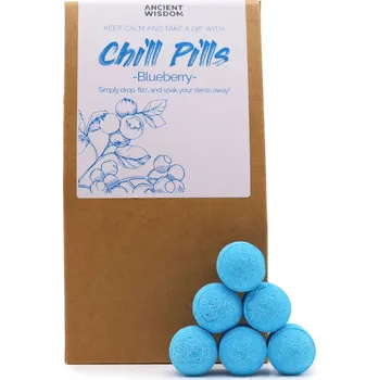 bomba do koupele AWM Šumivé Kuličky do Lázně Dárkové Balení - Borůvka 350g