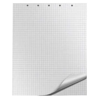 Flipchart Blok pro flipchart Q-Connect - čtverečkovaný, 20 listů