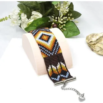 Náramek Mijabijoux Stylový indiánský náramek MB00471