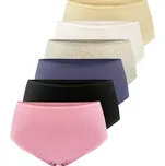 FANNIFEN Dámské kalhotky s vysokým pasem YW4146 - 3 ks v balení Velikost: 2XL