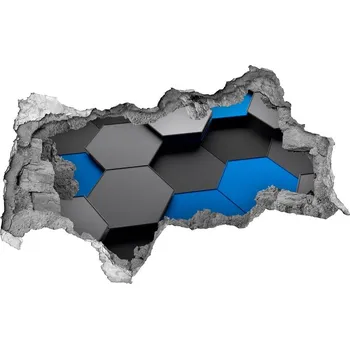 Fototapeta Díra 3D fototapeta na stěnu Abstrakce 3D