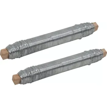 Vázací drát Drát vázací, pozinkovaný, O 0,65 mm / 100 g, sada 2 ks