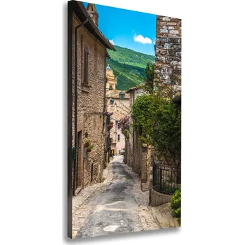 Obraz Vertikální Foto obraz na plátně Hezká ulička