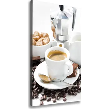 Obraz Vertikální Foto obraz na plátně Hrnek kávy