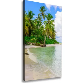 Obraz Vertikální Foto obraz na plátně Tropická pláž