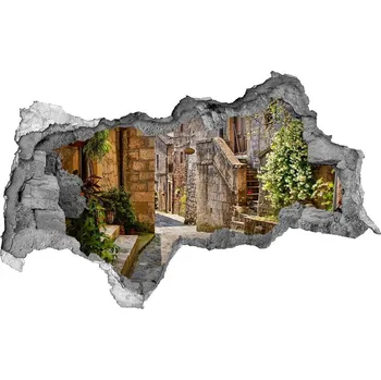 Fototapeta Fototapeta díra na zeď 3D Romantická ulička