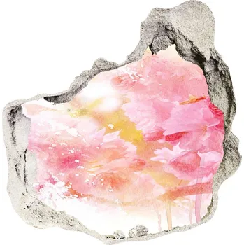 Fototapeta Díra 3D fototapeta nálepka Květiny