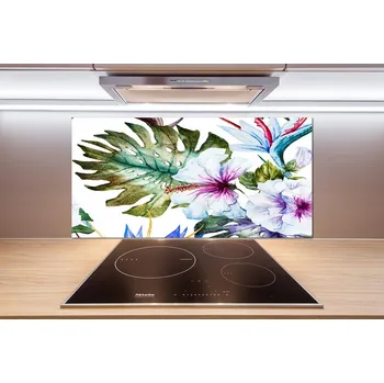 Obklad Panel do kuchyně Havajské květiny