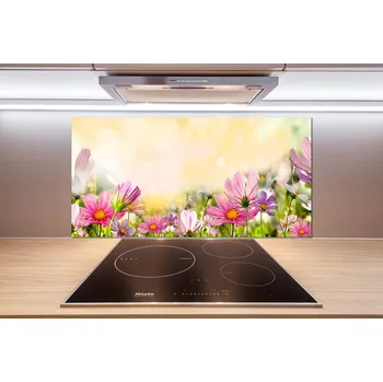 Obklad Skleněný panel do kuchyně Máky