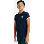 FOUGANZA Dětské polo tričko s krátkými rukávy Club 5-6 LET MODRÁ