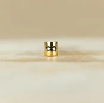 Korálek Nekonečno - na prstýnek Barva: Zlatá