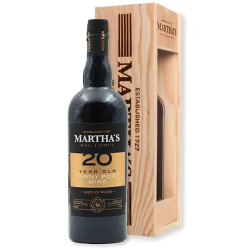 Martha s Porto Martha s 20 let červené tawny v dřevěném boxu 750 ml