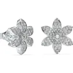 Guess Ocelové náušnice se zirkony White Lotus JUBE04145JWRHT/U + 2 měsíce na vrácení zboží