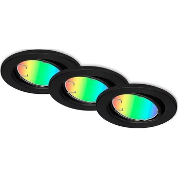 Briloner 7373-035 - SADA 3x LED RGB Stm. podhledové svítidlo LED/4,9W/230V + DO