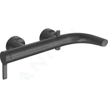 Vodovodní baterie Keuco Edition 400 Vanová baterie s automatickým přepínáním, černý chrom kartáčovaný, 51520130100