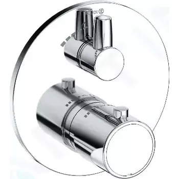 Vodovodní baterie Kludi Zenta SL Termostatická sprchová baterie pod omítku, chrom, 388850545