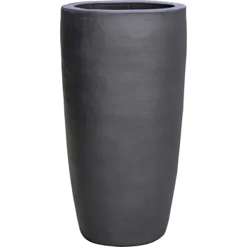 Květináč Plain Partner Anthracite Ø 46 cm / V 90 cm