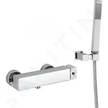Vodovodní baterie Paffoni Level Sprchová baterie s příslušenstvím, chrom, LEA168DCR