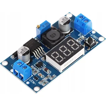 Měnič napětí Měnič Napětí Step-Down LM2596 3-40V na 1,5-35V 3A s displejem TYP4 MOD7318