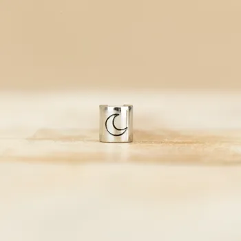 Dětské navlékací korálky Měsíc Barva: Stříbrná