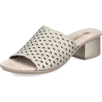 Dámské pantofle Dámské nazouváky RIEKER 64985-90 zlatá S5 40