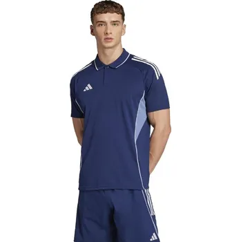 Pánské oblečení Bavlněné triko s límečkem Adidas Polo TIRO 25 COMPETITION tm.modré Velikost: 176