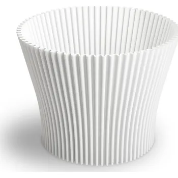 Obal na květináč Plastový obal na květiny Lotos 190, bílý