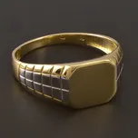 Goldpoint Zlatý prsten pánský v lesku Velikost: 67, Váha: 3.35 g