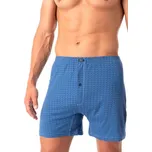 Pánské vzorované trenýrky Key MXC 813 A25 M-4XL Velikost: L, Barva: Modrá