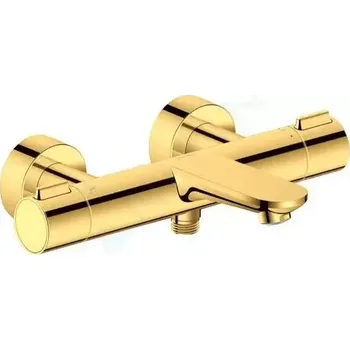 Vodovodní baterie Duravit Wave Termostatická vanová baterie, zlatá, WA5220000034