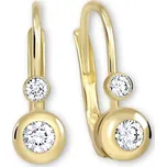 Soliter Zlaté náušnice s krystaly 239 001 00060 + 2 měsíce na vrácení zboží