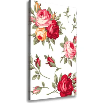Obraz Vertikální Vertikální Foto obraz na plátně do obýváku Divoká růže