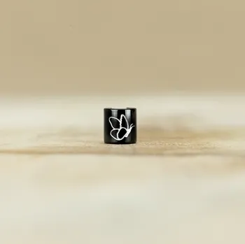 Dětské navlékací korálky Motýl Barva: Černá