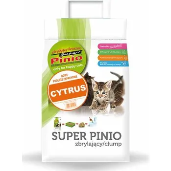 Podestýlka pro kočku BENEK Super Pinio Dřevěné stelivo citrón 7 l