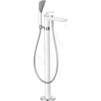 Vodovodní baterie Kludi Balance Vanová baterie na podlahu, bílá/chrom, 525909175