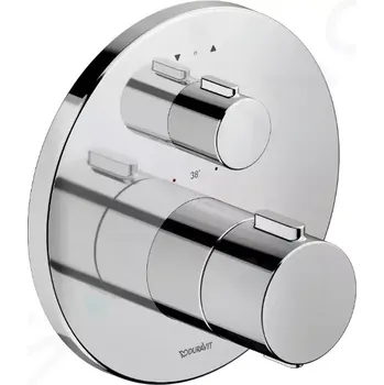Vodovodní baterie Duravit Termostatická baterie pod omítku, pro 2 spotřebiče, chrom, TH4200014010